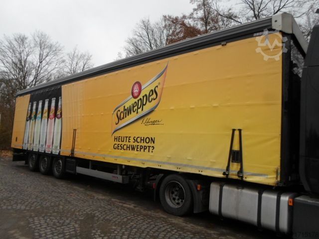 Volume tractor unit SCANIA S 500/Low Deck mit Aufliegen Getränke