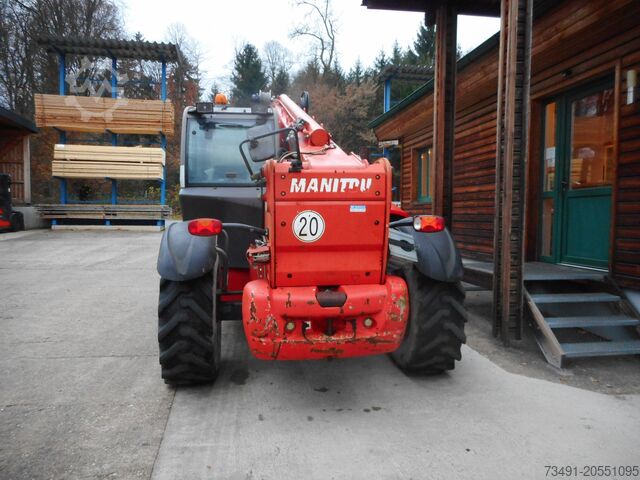 Telescopic handler Manitou MT 1440 mit Arbeitskorb + Gabel
