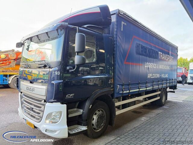 Curtain sided DAF CF 250 FA Euro 6, Schuifdak