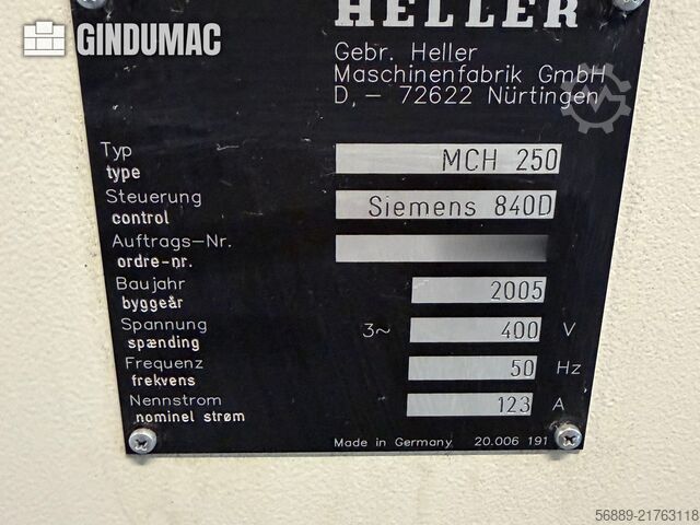 HELLER MCH 250 HELLER MCH 250