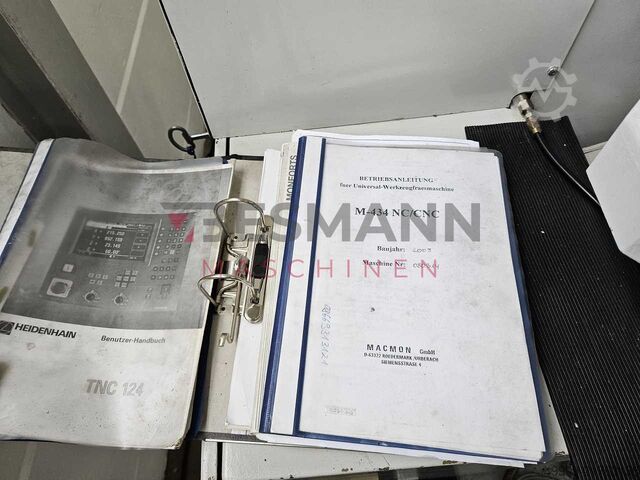 Tool milling machine Macmon M 434 NC (2008)