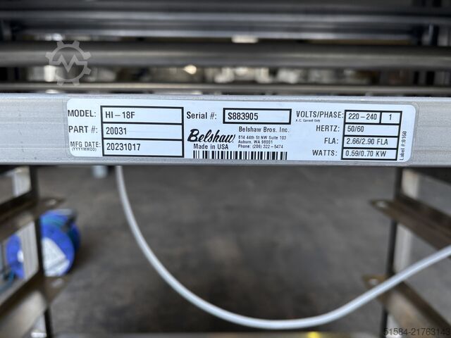 Donut-Glasiermaschine Belshaw HI18F