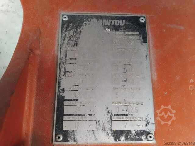 Gelenkteleskoparbeitsbühne Manitou 180ATJ