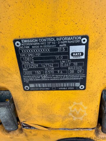 Baumaschine Hatz 1D81C