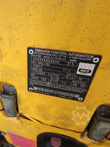 Baumaschine Hatz 1D81C