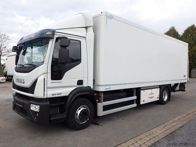 Refrigerated truck IVECO ML 160 E 28 P TK-Koffer 7,5m/LBW/Türen/AHK/Klima