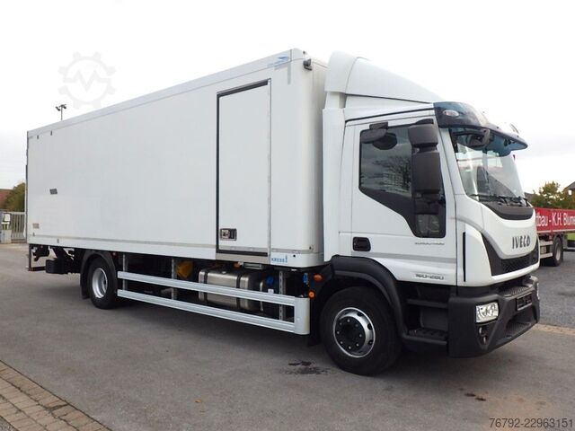 Refrigerated truck IVECO ML 160 E 28 P TK-Koffer 7,5m/LBW/Türen/AHK/Klima