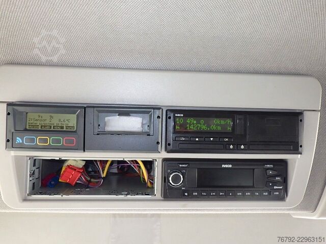 Refrigerated truck IVECO ML 160 E 28 P TK-Koffer 7,5m/LBW/Türen/AHK/Klima