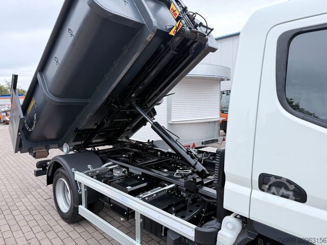 Transporter mit Kipper FUSO Canter 7C18 HYFA Abrollkipper inkl. Mulde