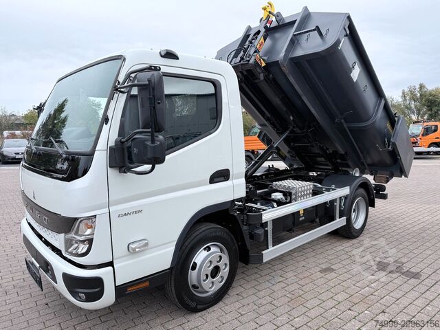 Transporter mit Kipper FUSO Canter 7C18 HYFA Abrollkipper inkl. Mulde