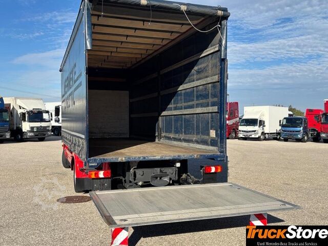 Flatbed truck with tarp  Atego 1223L EDSCHA Curtainsider