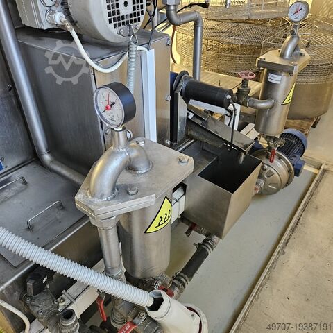 Rotating basket cleaning spray machine SUMMA-SUMPERK DC3/OSK Parts cleaning degreasing system
