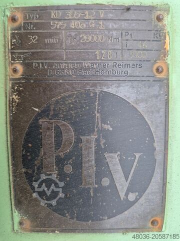 Getriebe PIV Getriebe stufenlos