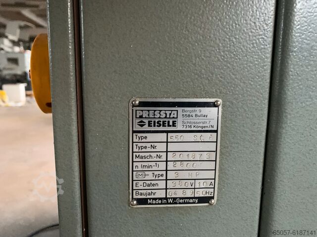 Cold saw Pressta Eisele Emmegi