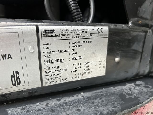 Refrigerated/freezer transport Krone Cool Liner / Carrier Reefer -30 gr / Frigo Box ...