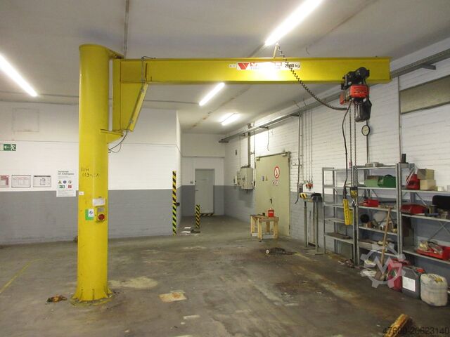 Column jib crane jib crane chain hoist Vetter Kran Drehkran Hallenkran 2000KG AS20 NL 2000Kg 2t L 4m + Kettenzug