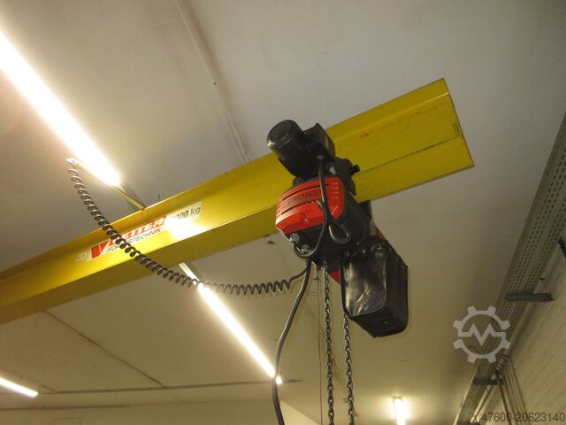 Column jib crane jib crane chain hoist Vetter Kran Drehkran Hallenkran 2000KG AS20 NL 2000Kg 2t L 4m + Kettenzug