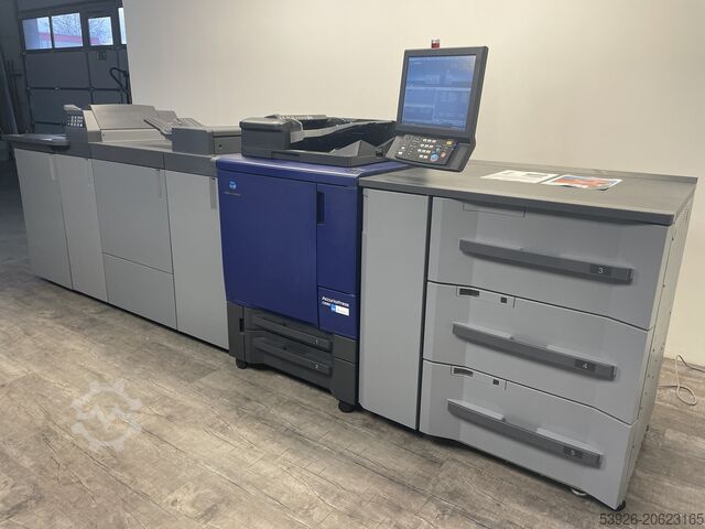 Digital printing machine Minolta AccurioPress C3080 incl. IQ-501 Booklet finisher, Paper deck