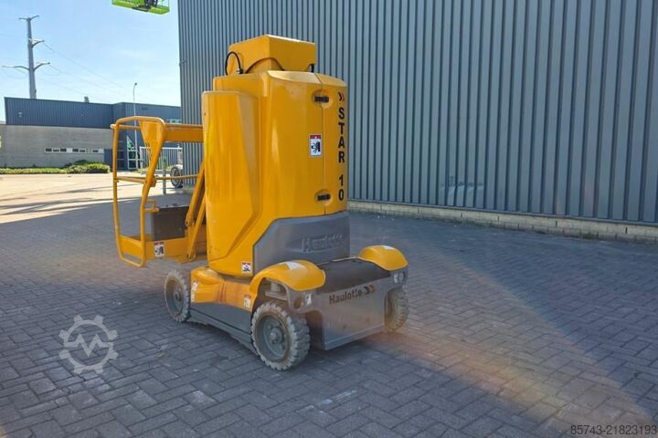 Articulated boom lift Haulotte STAR 10 Electric, 10m Working Height, 3m Reach, 20