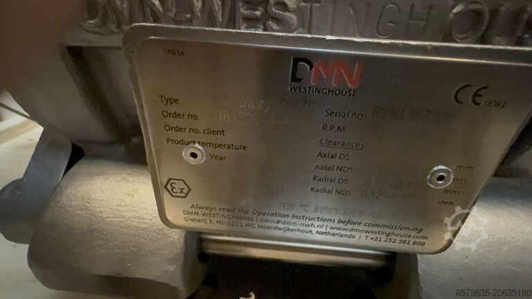 Molkerei DMV-Westinghouse AL 175 Dairy DMZC Drop through valve Eas
