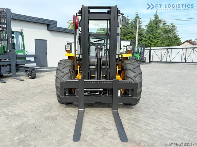 Off-road forklift JCB 940 / TRIPLEX 4500 / FREE-LIFT NEW TIRES
