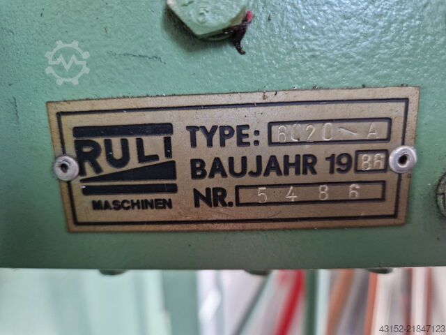 Press brake RUDOLF LINNER 6020-A