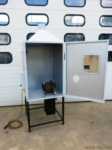 Schweißdrehtisch - Schweißdrehvorrichtung mit Umhausung, Schweißdrehautomat, Rundschweißvorrichtung