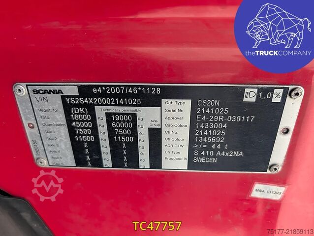 Hazardous substances Scania S 410