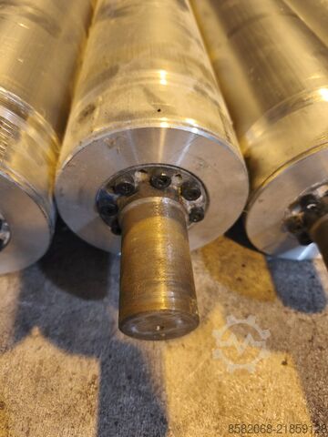 Aluminum material handling rollers Aluminum rollers for paper processing 