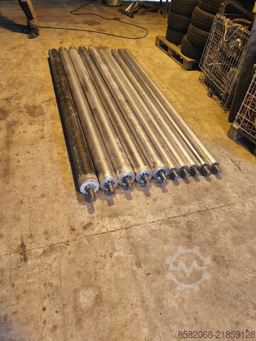 Aluminum material handling rollers Aluminum rollers for paper processing 