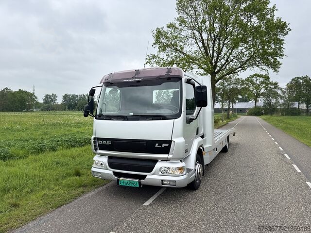 Daf LF 45.180 Tijhof body 2006 4X2 Car Transporter - Euro 3 - Air Conditioning - Winch - MOT valid u DAF LF 45.180 Tijhof opbouw 2006 4X2 Auto Transporter  - Euro 3 - Airco - Lier - APK 12-2026