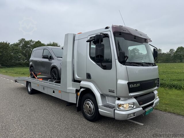 Daf LF 45.180 Tijhof body 2006 4X2 Car Transporter - Euro 3 - Air Conditioning - Winch - MOT valid u DAF LF 45.180 Tijhof opbouw 2006 4X2 Auto Transporter  - Euro 3 - Airco - Lier - APK 12-2026