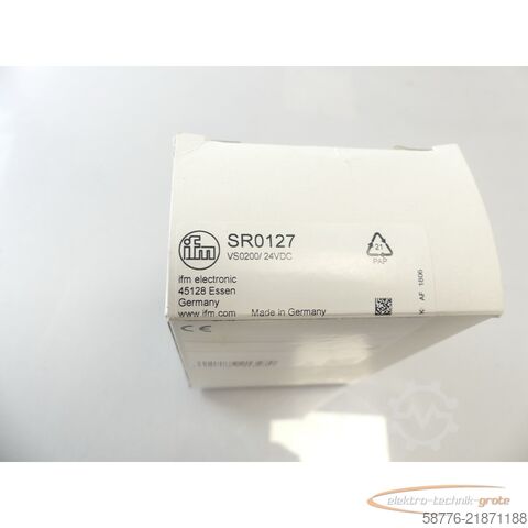 Component IFM SR0127 Auswerteeinheit SN: 128773 - ! -