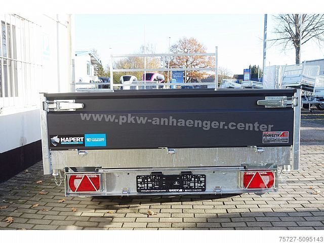 Dreiseitenkipper Anhänger Hapert HAPERT COBALT+ 3,5t 335x180x40cm Kipper mit Schien