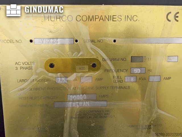 Vertical Machining Centre Hurco VMX 24t