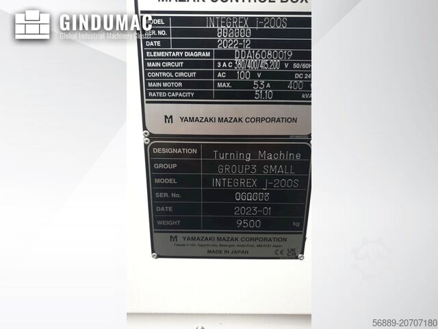 Dreh-FrÀszentrum Mazak INTEGREX j-200S