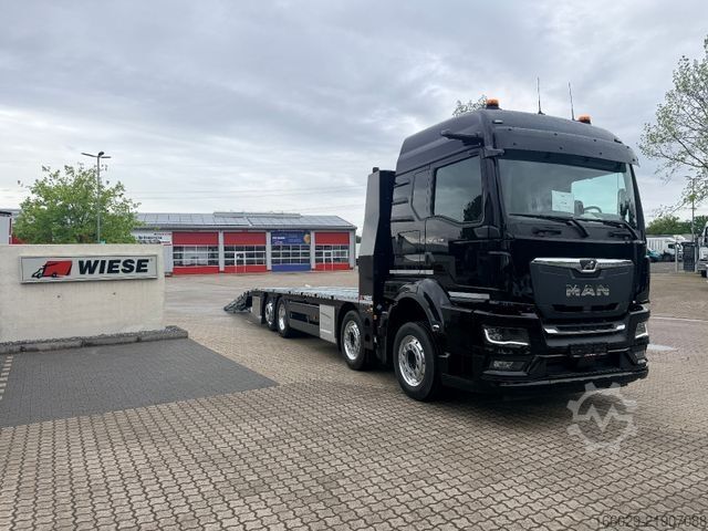 Wrecker MAN Baumaschinen Maschinentransporter mit Rampen