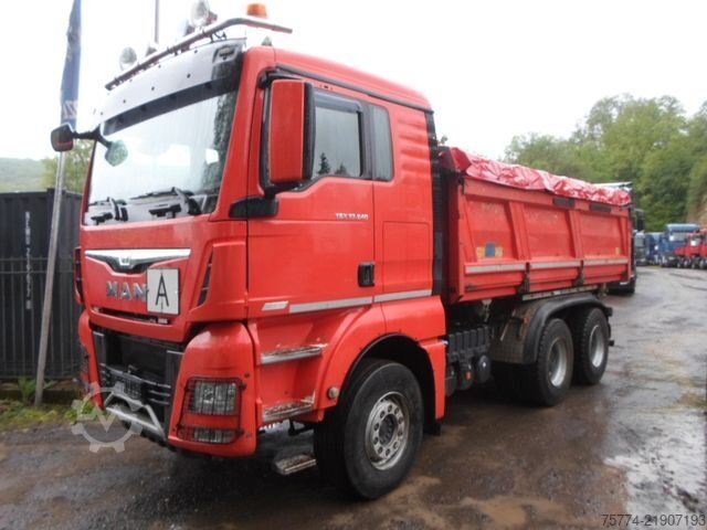 Tipper truck MAN TGX 33.540/6x4/MEILLER-BORDMATIC