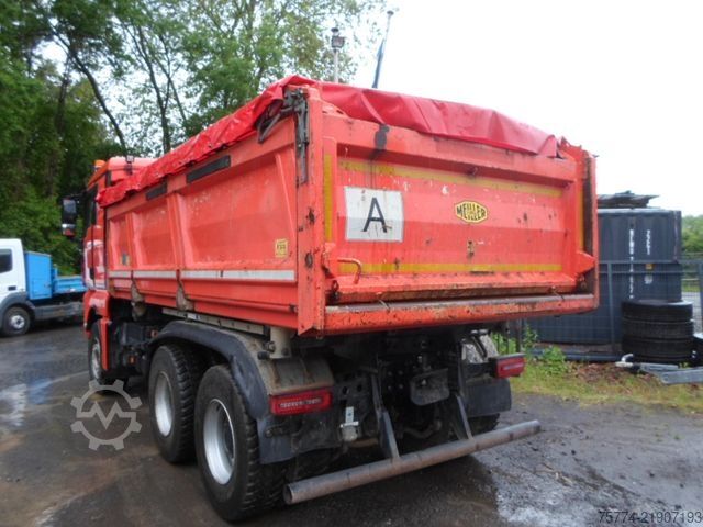 Tipper truck MAN TGX 33.540/6x4/MEILLER-BORDMATIC
