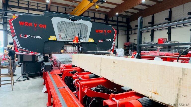 Komplettes Sägewerk (stationär) WRAVOR WRC1050 VENEER pour placage ou lamelles