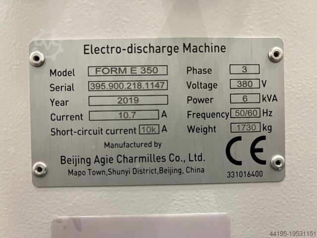 Jig GF AgieCharmilles FORM E350