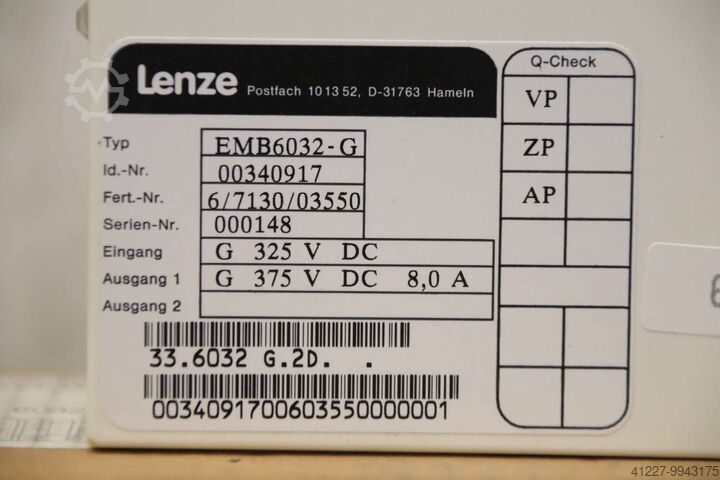 Brake module Lenze EMB6032-G