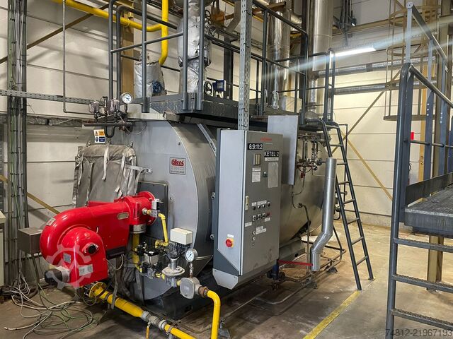 Steam boiler installation (2x 2300 kg/h) Viessmann 2300 kg/hr + Weishaupt burner Vitomax 200 HS + G8/1-D ZMD
