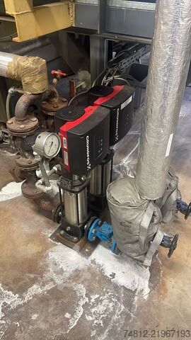 Steam boiler installation (2x 2300 kg/h) Viessmann 2300 kg/hr + Weishaupt burner Vitomax 200 HS + G8/1-D ZMD