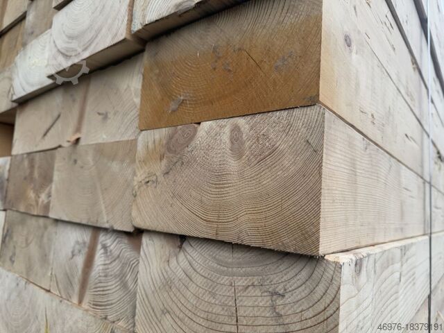Squared timber wood construction timber Holzbalken KVH 200x100mm 2.800mm