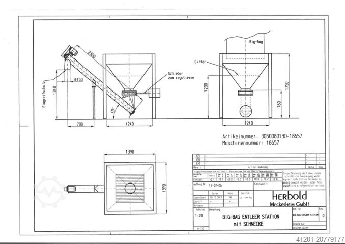 Förderschnecke HERBOLD Förderschnecke