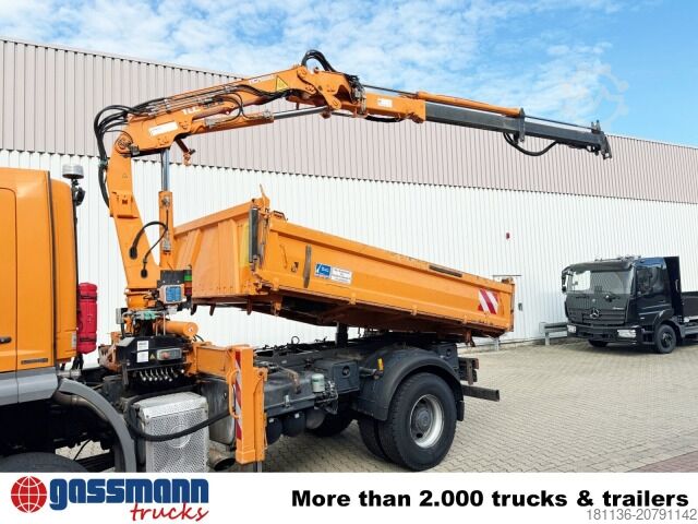 Kipper LKW Mercedes-Benz Axor 1833 AK 4x4, Winterdienstausstattung, Kran