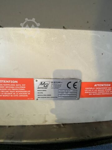 Granulierlinie für Kupferkabel MG Recycling Matrix 400