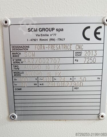 Machining center SCM ACCORD 30 FX