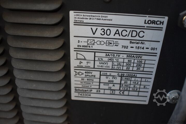 Welding set lorch V30 AC/DC